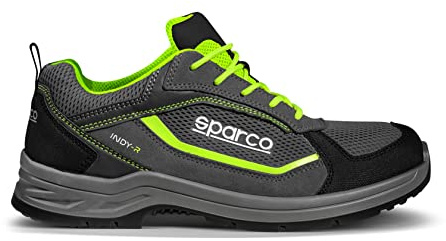 Sparco - Indy Sonoma ESD S1PS SR FO LG - Scarpe Antinfortunistiche Uomo Donna - Scarpe da Lavoro Antiscivolo e Resistenti - Calzature di Sicurezza Adatte ad Ogni Condizione di Lavoro - EU 45
