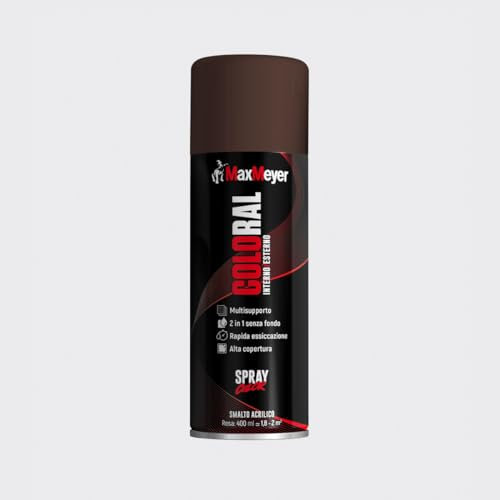 MAXMEYER Spray Coloral 0.4L Ral 8017 Marrone Cioccolata