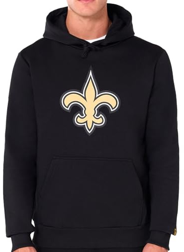 New Era New Orleans Saints NFL Team Logo Hoody Schwarz Kapuzenpullover - XL