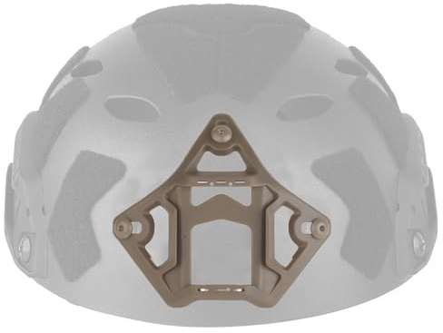 Accesorios Casco Soporte Equipos de Casco Táctico Nvg, Nvg y Soporte Cámara Deportiva(Brown)