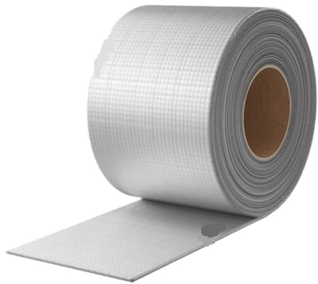 Värmeskyddstejp av aluminiumfolie, Aluminiumfolie Butyl Reparationstejp Silver Vattentät Högtemperatur Självhäftande Flera storlekar(100mmx5m)