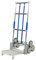 Vollmontierter, klappbarer EXPRESSO Alu Treppensteiger mit DREI-Rad-Mechanismus zum Überwinden von Treppen & Stufen/Tragkraft 125 kg/Klappbare Rohrschaufel L 43 x B 35 cm/AE851276115504