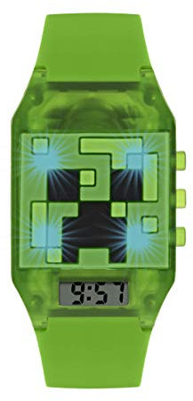 Minecraft Quarz Uhr mit Elastodien Armband MIN4014