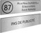 DECOHO - Plaque Boite aux Lettres Personnalisable - Lot de 2 plaques adhésives Argent-Noir - Format 100x25 mm, Gravure Laser, résist - Argent