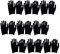 HEALLILY 12 Pares de Guantes de Trabajo Guantes de Algodón Guantes de Limpieza Reutilizables Guantes de Protección para Adultos Mano de Obra para Trabajos de Jardinería Industrial M Negro