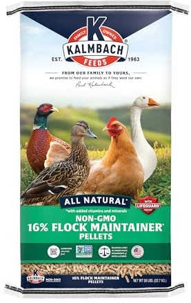 All Natural Non-GMO Flock Maintainer Pellets for Mixed Flocks of Poultry