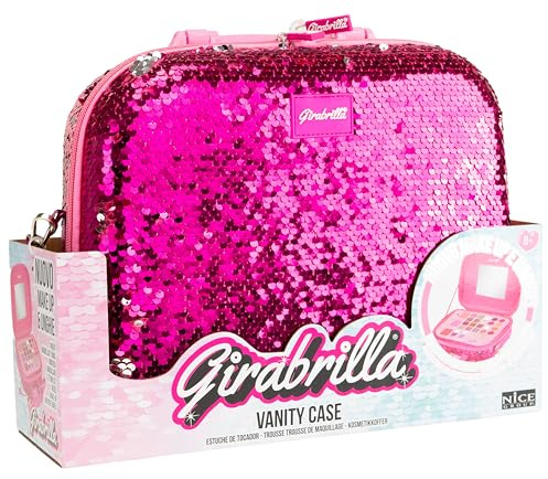 Girabrilla 02550D, Nice Group Make Up Case - Valigetta trucchi Girabrilla - MAGENTA/SILVER