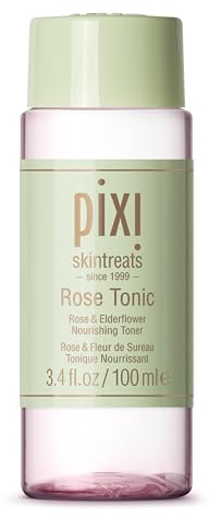 Pixi Beauty Rose Tonic | Feuchtigkeitsspendender Gesichtstoner mit Rosenextrakt | Beruhigt & Reduziert Rötungen | 3,4 fl oz/ 100 ml