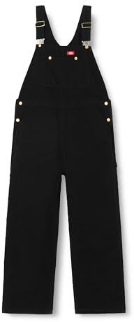Dickies, Men's, CLASSIC BIB OVERALLS, RINSED BLACK, 40W / 34L