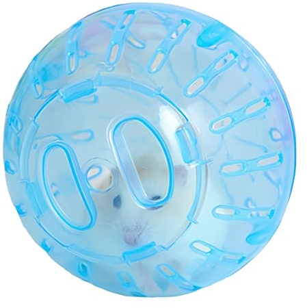 Daelesr Palla per Criceti 10cm/12cm, Ruota da Corsa per Criceti in Plastica Trasparente, Accessorio per Gabbia del Criceto