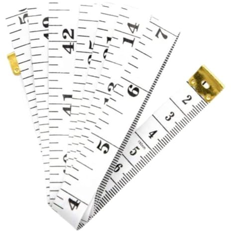 Double Sided Body Measuring Tape for Body and Waist, Perfect for Sewing/Tailors Tape, Soft & Smart Fabric Measure Tapes Durable Flexible Fiber Glass Material, 150cm / 60 inches