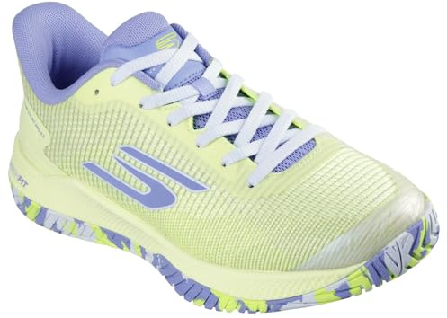 Skechers Viper Court PRO 2.0 Sneakers da Donna, Lime, 40, Lime, 40 EU