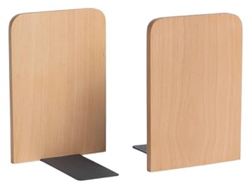 Book Libraire， Bokstöd i massivt trä, bok/valnöt, halkfria bokstöd, kraftigt bokställ , kreativa L-formade(Wood,L)