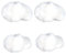 Showker Künstliche Wolke Schwimmend Baumwolle Requisiten 3D Wolke DIY Dekorative Hängen Ornament Kunst Bühnenhochzeitsfeier Für Bühnenshow Party Decor 4pcs