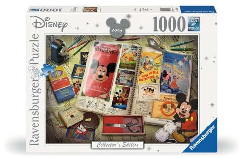 Ravensburger Puzzle 17584-1950 Mickey Anniversary - 1000 Teile Disney Puzzle für Erwachsene und Kinder ab 14 Jahren