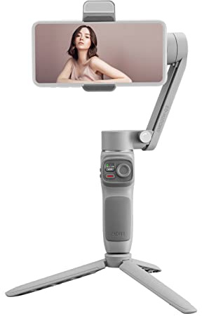 HUIOP Smooth-Q3 Bärbar Bärbar 3-Axel Smart Telefon Gimbal Gimbal Max Gimbal Gem Stabilisator. 280 g användbar laddning Inbyggt batteri LED Fyllningsljus Stöder