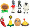 CXKPVFN 8Pcs Zombie Toys,Zombies Cake Topper,Plants Toys,Plants Vs Zombies Figures Set Plant Game Theme Toy For Kids Collectable Birthday Gifts Home Decoration For Kids