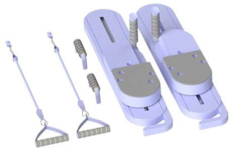 Pilates Board - Type divisé Pilate Board | Machine d'entraînement AB pliable multifonction 2025 | Machine abdominale multifonction pour jambes de force centrale, équilibre des armes sportives, yoga I