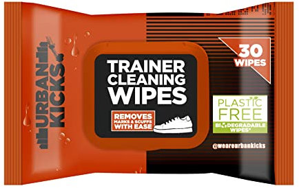 Urban Kicks Plastic Free Wipe For Trainers, Clean & Protect Wipes 30Pk