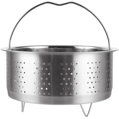 Dampfgarer Einsatz, Dämpfeinsatz für Topf Einsatz Edelstahl 304, Dünsteinsatz für töpf, Siebeinsatz für Töpfe, für für Kochtopf, für Dünsten von Reis Gemüse Dumpling Fisch Kartoffeln Eier, 17,5cm