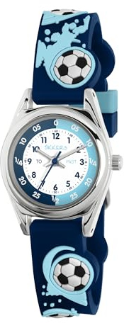 Tikkers Ensemble montre et bloc de dessin 3D en silicone avec bracelet de football