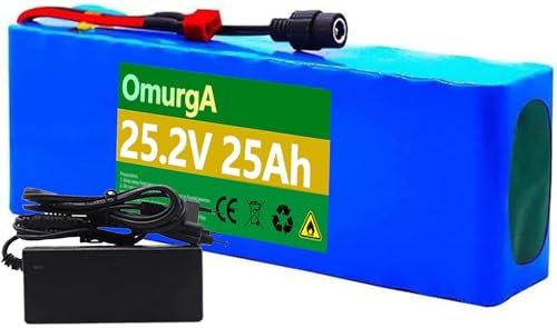 Elektrisk cykelbatteri 24 V 25,2 V 8 Ah 10 Ah 12 Ah 15 Ah 18 Ah 20 Ah 25 Ah E-Bike batteri 24 V 25,2 V med laddare PVC-batteripaket vattentätt för 200 W, 350 W, 400 W, 500 W motor, 25,2 V 15Ah, T
