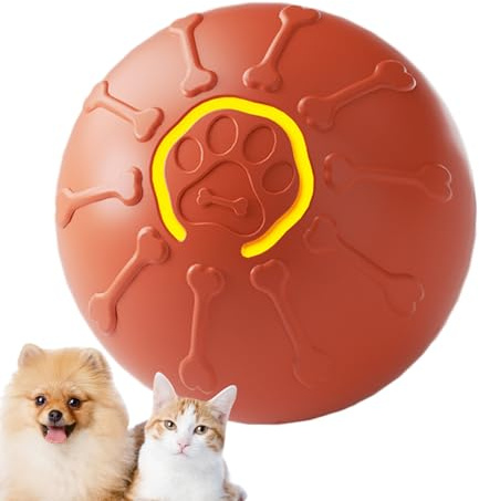Zetqhuu Juguete De Bola para Gatos - Juguete Inteligente Automático con Movimiento | Juego De Estimulacion Mental Y Entrenamiento Caza | De Estimulación Mental Y Poste