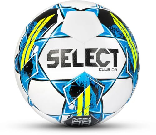 SELECT Club DB V22 Soccer Ball, White/Blue, Size 5