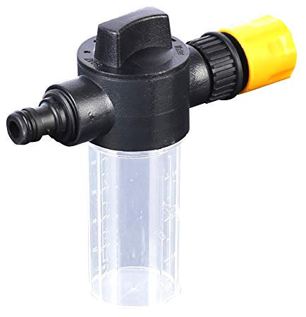 Garden Foam Water Sprayer, Water Gun Foam Pot Hose Car Cleaning Washer Hose Spray Gun Water Foamer Spraying Nozzle for Garden Watering Auto Cleaning Wash Tools Soap Foam Dispenser Accessories