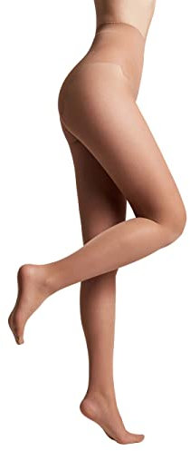 Conte elegant BIKINI 40 DEN Collant in Seta da Donna - Calze con Slip Rinforzato - Collant Sottile da Donna Estremamente Elastico - Taglia 3 - Naturale