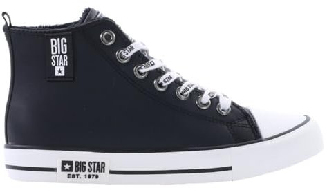 Big Star Damen W Int1898b Insulated Sneakers Black Sneaker, Schwarz, 37 EU