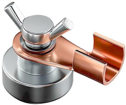 Krujecnt Magnet Per Saldatura, Attrezzo di Bloccaggio con Magneti Potenti per Saldatura, Porta Elettrodi Portatili In Rame Con Forte Magnetismo E Per Il Taglio Per Saldatori Ed Elettricisti