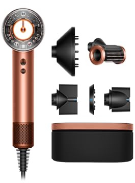 Dyson Supersonic Nural™ : sèche-cheveux - Cheveux raides à ondulés (Soie Ambrée/Champagne Rose)