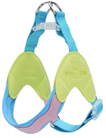 Harnais Anti-Traction en Forme de Y spécialement conçu pour Les Boxer. Il est doté d'un Gilet de Poitrine rembourré et Ajustable avec Bandes réfléchissantes Green XS