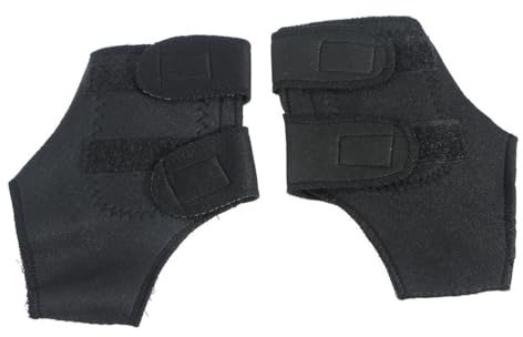 DOITOOL Coppia di Tutori per Caviglia Auto-riscaldanti Effetto Piezoelettrico in Tourmalina, Nylon e Spandex, Supporto Termico per Terapia Ipertermica, Colore Nero