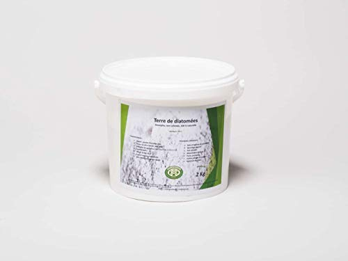 Diamix®Terre de diatomée, Alimentaire - 2KG- Utilisable en Agriculture Biologique - Haute pureté sans Traitement - Nombreux usages en Basse Cour et Maison.