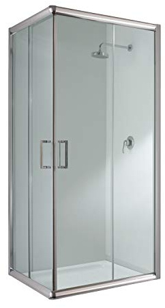 Idralite Cabine Paroi Douche 80x100 H198 Transparent 6mm Mod. Alabama