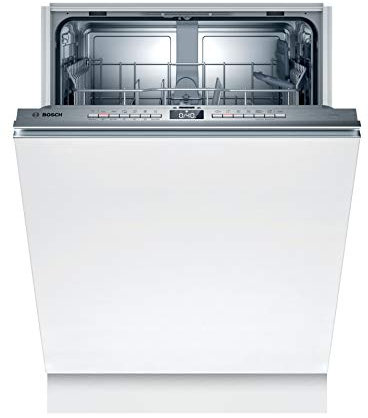 Bosch SBV4HTX31E Serie 4 Smarter XXL-Geschirrspüler vollintegriert, 60 cm breit, bis 92,5 cm, Besteckkorb, Silence Programm besonders leise, Extra Trocknen auf Knopfdruck