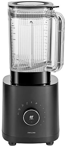 ACCESSORIES: Accessories include a high-quality tamper for pushing food into the jar and a blender lid that doubles as a measuring cup.