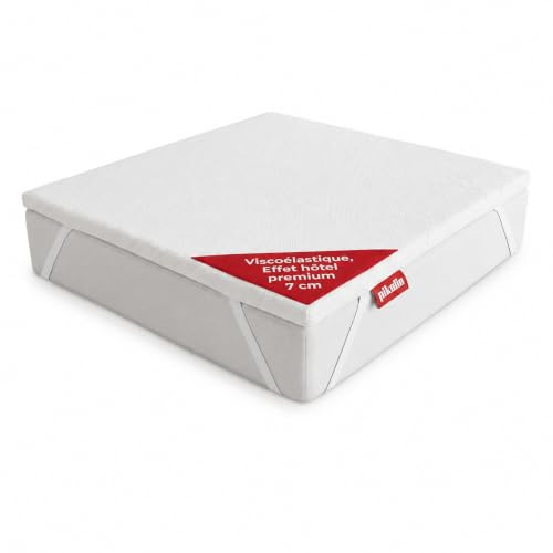 PIKOLIN Topper de Hotel Viscoelástico 7cm Multizonas 135 x 190 cm