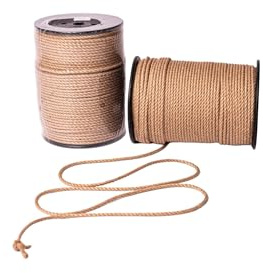 Best_rope24 - Cuerda de yute de 5 mm, 220 m, 100% fibra natural sin tratar