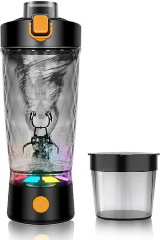 PROCHAIN Electric Protein Shaker Bottle, Protein Shakes Mixer, Portable Pre Workout Self Mixing Cup, Made with BPA-Free Tritan, 22oz