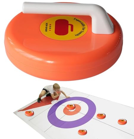 Generisch Curling De Mesa para Familias - Juegos Portátiles para Escritorio,Juguetes De Desarrollo para Niños Adultos Oficinas Dormitorios Estudiantes Campus Patio Jardín Reuniones Familiares
