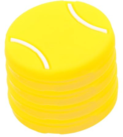 JECOMPRIS Ammortizzatori Antivibrazione per Racchette da Tennis in Silicone, Set 4 Pezzi Smorzatori di Vibrazioni Decorativi Leggeri e Portatili, Accessori Tennis per Migliorare Controllo