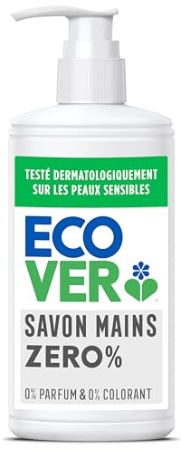 Ecover Zero Hand Wash, Hand Soap, For Sensitive Skin, Dermatologically Tested, Fresh Scent Lavender and Aloe Vera, 1x 250ml