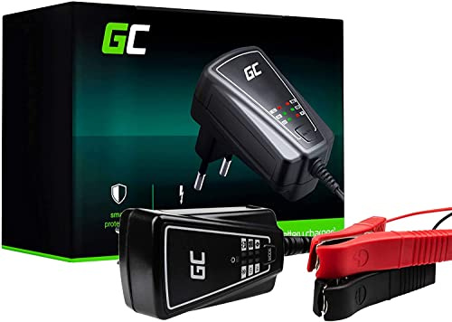 Green Cell Ladegerät Akku 6V/12V 1A (SLA, AGM, Gel, MF, Wet, VRLA) Vollautomatisches Batterieladegerät Autobatterie für Auto Motorrad Boot Wohnwagen LKW PKW KFZ Roller Wohnmobil UPS Rollstuhl IP65