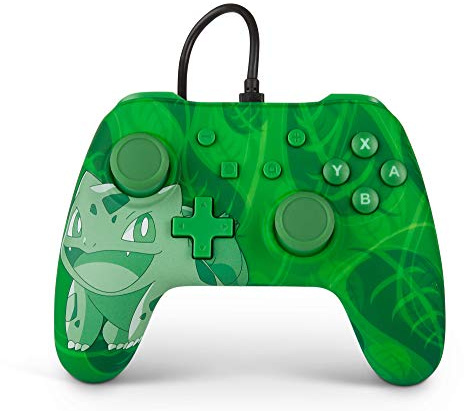 PowerA Kabelgebundener Pokémon-Controller für Nintendo Switch: Bisasam Notdünger
