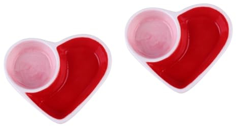 COSMEVIVI 2stücke Futternapf Für Kleine Haustiere Rutschfester Pet Bowl Mit Für Futter Snacks Und Wasser Leicht Zu Reinigen Für Hamster Und Kätzchen