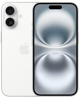 Apple iPhone 16 Plus, 128GB, White (Refurbished)
