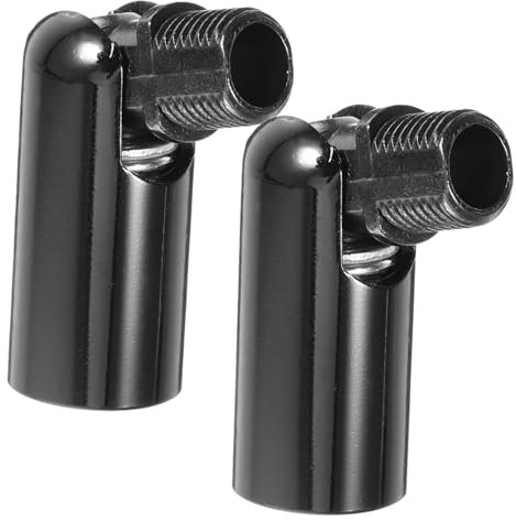 HOMOCONO 2 Stück Badezimmer Deckenleuchten Adapter 180° Drehbar Legierung Baldachin Für Wand Und Deckenlampen Universeller Lichtkonverter Für Schräg Und Pendelleuchten